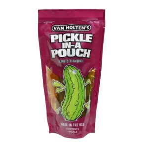 Van Holten's Jumbo Garlic Pickle in a Pouch 12ct